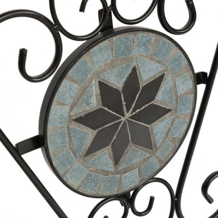 Стул Secret de Maison VICENZA (mod. PL08-1070-1-GBRN) металл, 36х35х91см, черный/плитка ASTRA_5