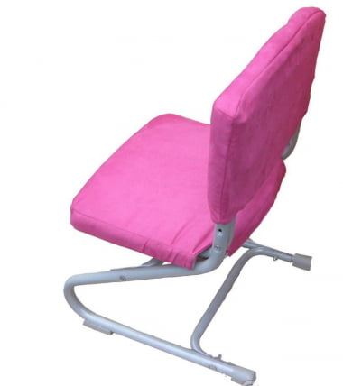 Чехол для стула Замша Розовая_3