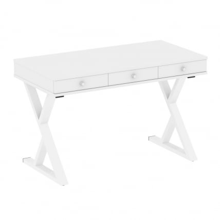 Стол письменный HOME OFFICE VR.SP-1-118.M Белый Бриллиант/Белый металл_0