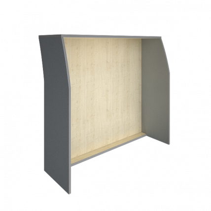 Стойка прямая 1200 Riva А.РС-2 Клен/Металлик_0