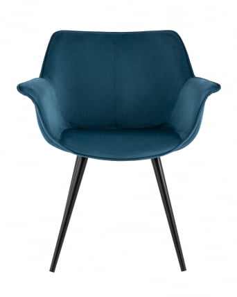 Стул Мэйсон Нев велюр Пыльно-синий / New_2