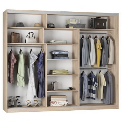 Шкаф-купе B-230х270х60-3(ДСС-D9D10D9)_1