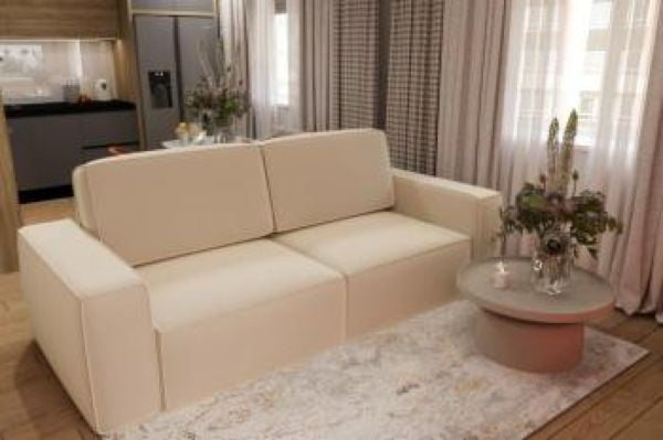 Диван прямой Сунндал (Berhouse) Цвет фасада: Кофе рогожка; Тип: Прямой; Материал фасада: Микророгожка_3