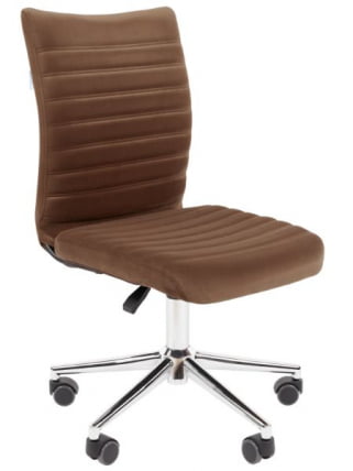 Офисное кресло CХАИРМАН 033 велюр Коричневый / CHAIRMAN_0