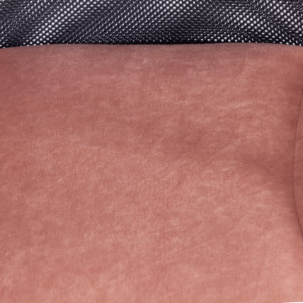 Кресло STAFF флок/ткань, розовый/серый, 137/W-12_6