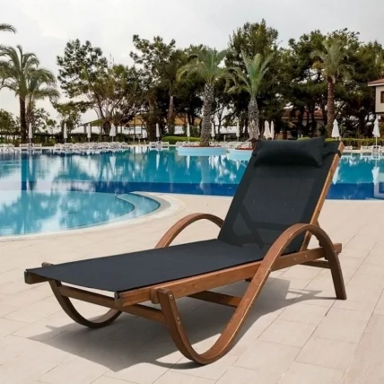 Шезлонг-лежак Мальта AFM-511 Black_1