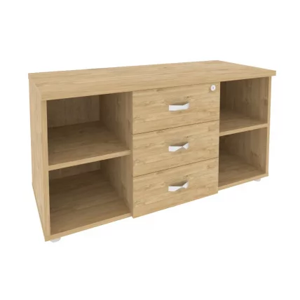 Тумба сервисная с ящиками ОНИКС О.ТС-11 Тиквуд светлый / ONIX O.TS-11_0