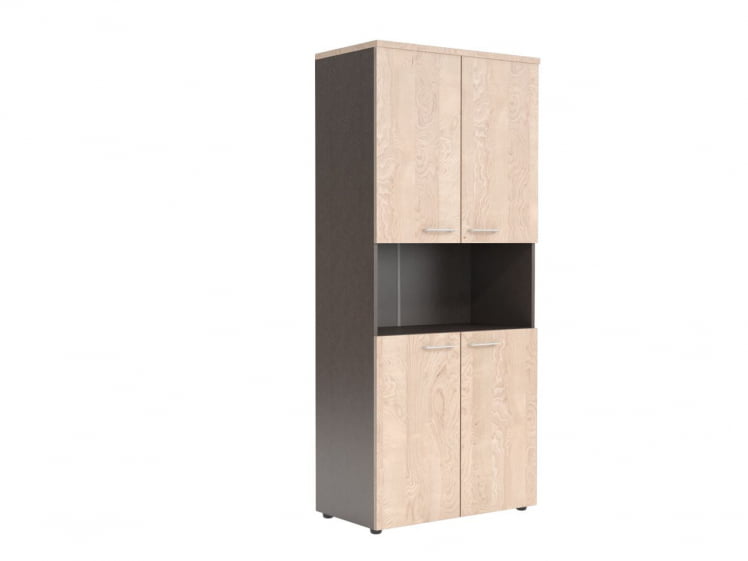 Шкаф для документов с нисшей КСХC 85.4 Бук Тиара/Рено / XHC_0