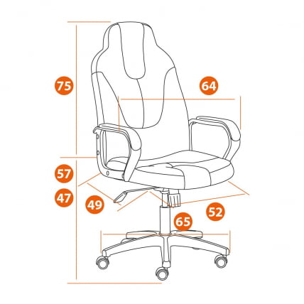 Кресло NEO 2 (22) флок Серый/олива 29/23_14