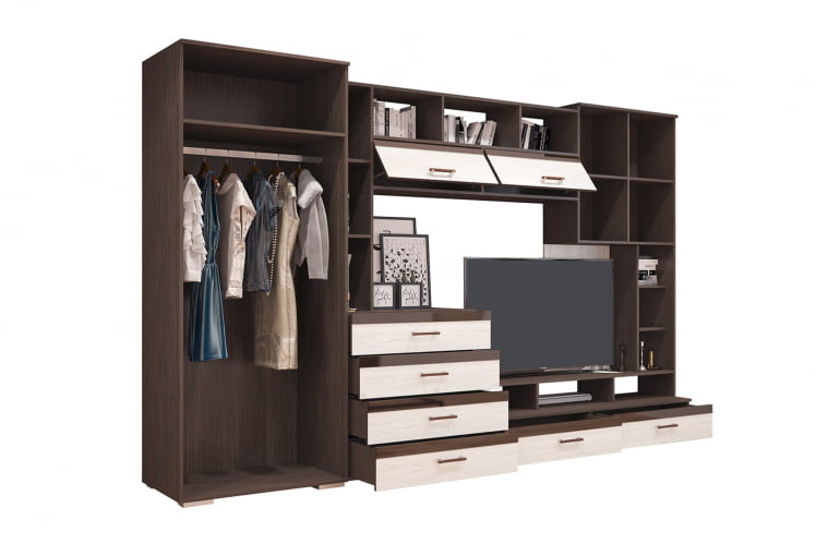 Гостиная Коста Венге Дуб Прованс_2