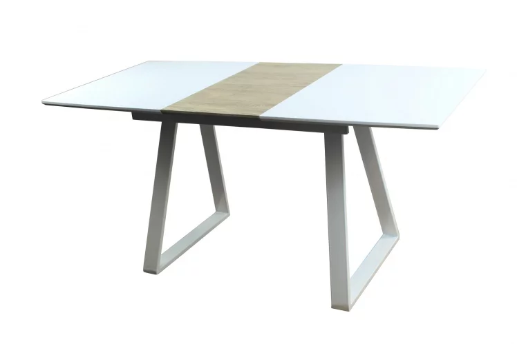 Стол обеденный раскладной Детройт 120-160 Белый_0