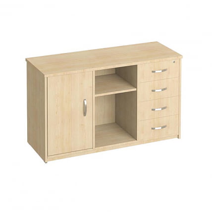 Тумба под оргтехнику сервисная Riva А.МТ-2 Клен_0