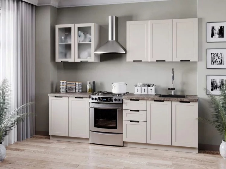 Тумба кухонная 450 Джамис ЛД 296.030.000.088 Белый Кашмир_2