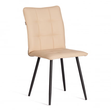 Стул обеденный Бари Бари ЛТ, экокожа, бежевая, 41х55х89 см / Bari Bari LT,_0