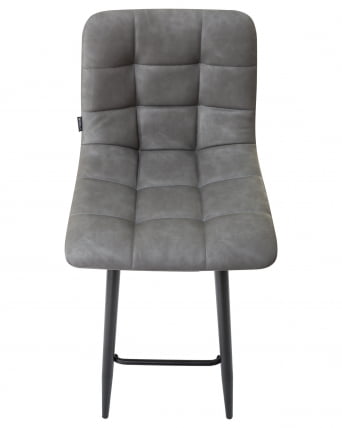 Стул барный ДОБРИН НИCОЛЕ Серая экокожа РУ-08 / DOBRIN NICOLE RU-08_6