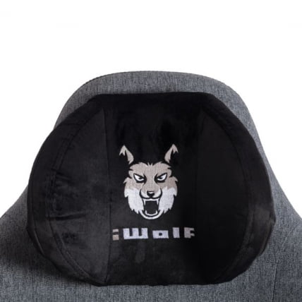 Кресло иВолф ткань, черный/серый / iWolf_5