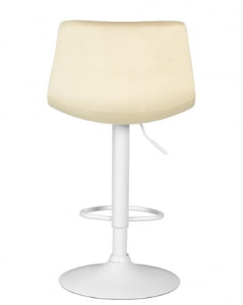 Стул барный ДОБРИН ТАИЛОР ВХИТЕ (бежевый велюр (МДЖ9-10)) 2 шт / DOBRIN TAILOR WHITE (MJ9-10))_5