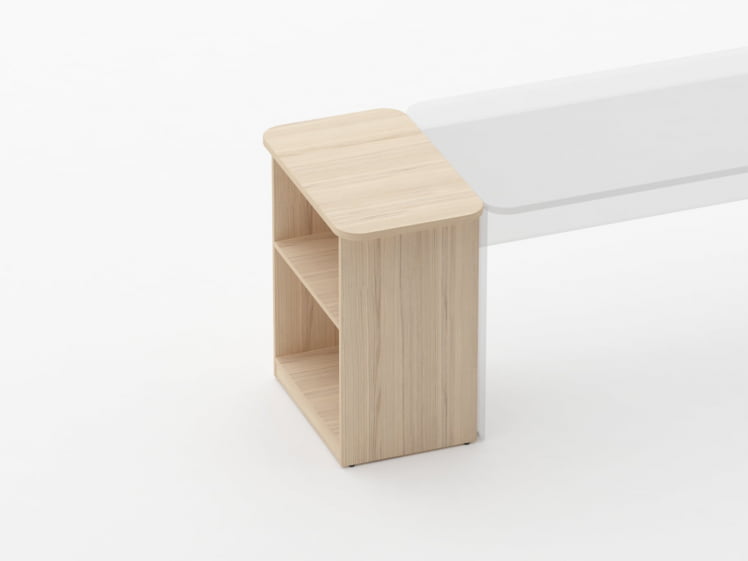 Тумба приставная к столу Glassy 3.18.10 Венге_1