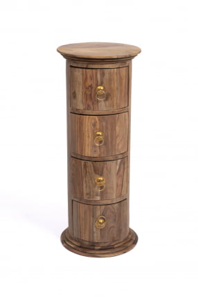 Тумба Бомбей - 0768 палисандр, 71хД28,5см, Натурал тинтед (натуральный тонированный) / 71хD28,5см, Natural tinted_1