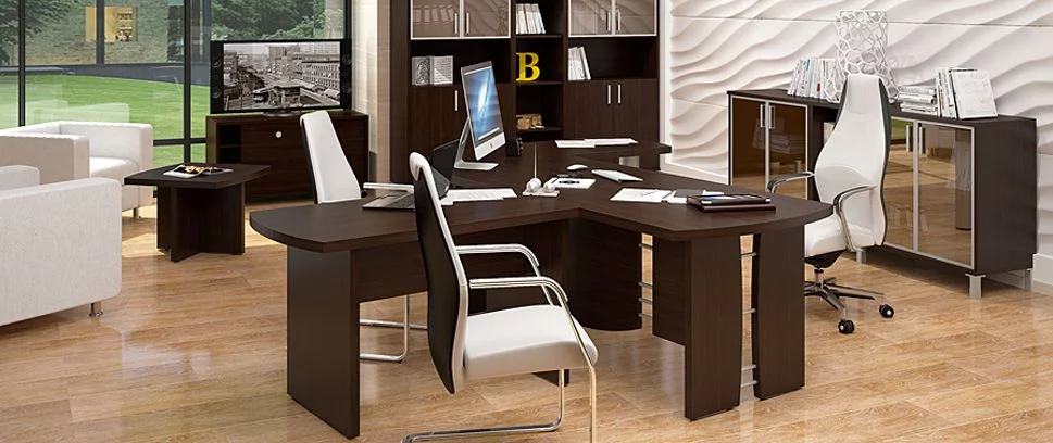 Кабинет руководителя БОРН набор 11 Орех Даллас_0