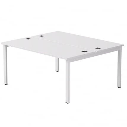 Бенч-система на 2 места на металлокаркасе, опоры 90 гр Everprof EVO 254S018 Белый (1580)_0