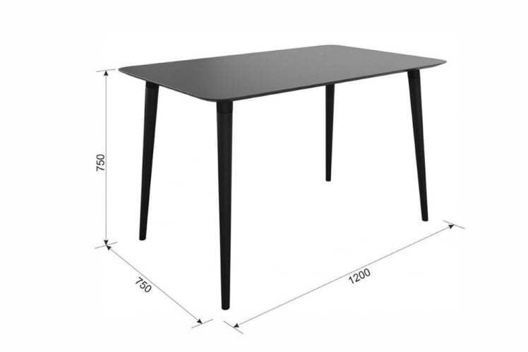 Стол обеденный Сканди 1 Кофейный-венге_1