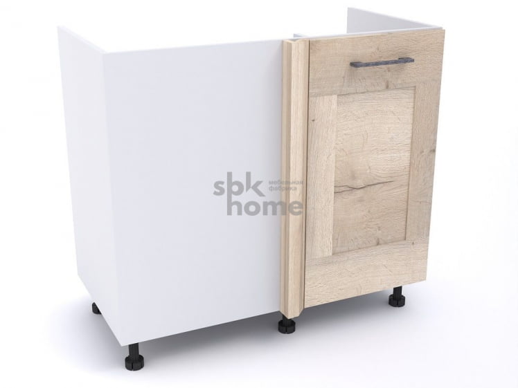 Стол под мойку угловой СМУ-100 правый, Дублин (900*470*820) Дуб галифакс белый, 21615 _0