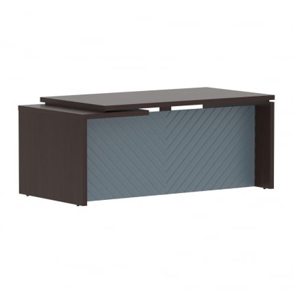 Стол руководителя правый Torr LUX TLCT 189 R Венге Магия Серо-голубой_0