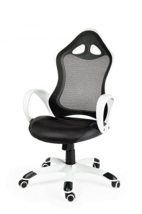 Кресло офисное Тесла CX0398H01 White Black_0