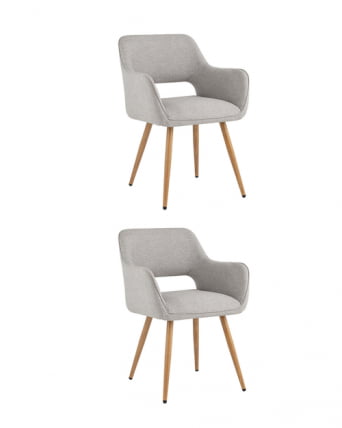 Стул Кромвель ИИ серый 2 шт / II_0