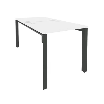 Рабочая станция на П-образном м/к ОНИКС О.МП-Д.РС-2.0.8 Белый Бриллиант/Антрацит / ONIX O.MP-D.RS-2.0.8_0