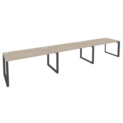 Рабочая станция на О-образном м/к ОНИКС О.МО-РС-3.4.8 Дуб Аттик/Антрацит / ONIX O.MO-RS-3.4.8_0