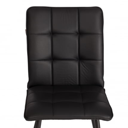 Стул обеденный Бари ЛТ, экокожа, черная, 41х55х89 см / Bari LT,_6