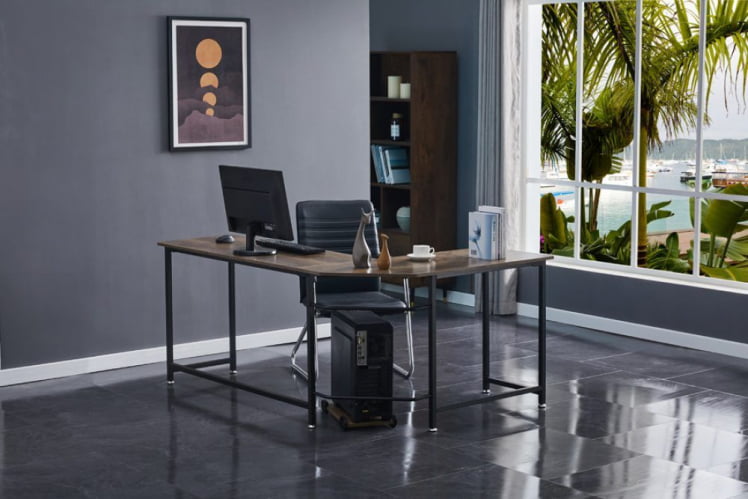 Угловой письменный стол КИВИ Винтаж ВИНТАГЕ ГРАИН / KIWI VINTAGE GRAIN_4