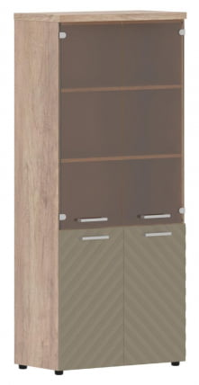Шкаф комбинированный с топом Torr LUX TLHC 85.2 Дуб Каньон Капучино_0
