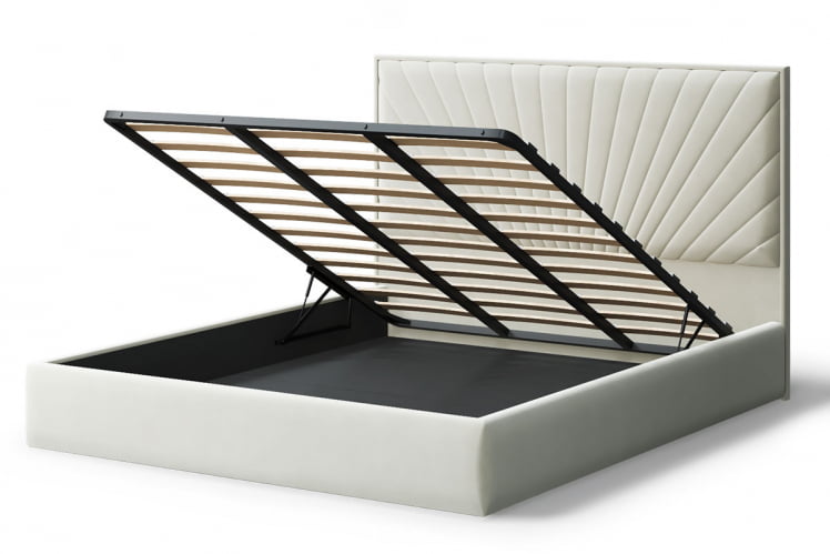 Кровать Леона, 2000кс1800 мм, серо-белый / 2000x1800_2