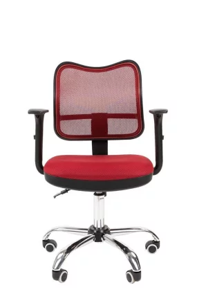 Офисное кресло для оператора CХАИРМАН 450 Хроме Нев Красный / CHAIRMAN Chrome New_1