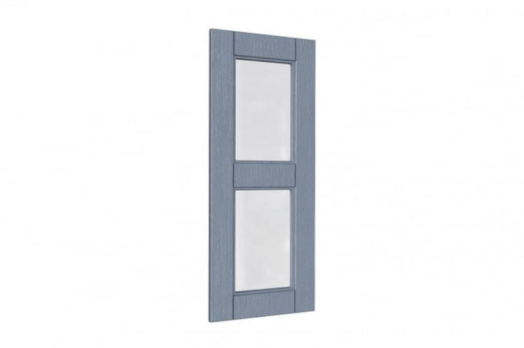 Панель окончание шкафа кухонного 722 стенка со стеклом Мокка ЛД 274.960.000 Дуб фактурный антрацит_0