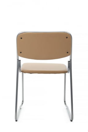 Кресло Никс РCХ ОМКЛ-02 Бежевый/Металл окрашенный Хром / Nix RCH OMKL-02_3