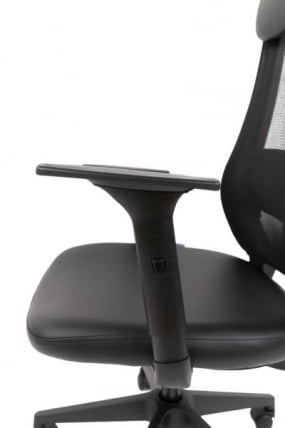 Офисное кресло CХАИРМАН 500 ЛТ (ЛТ) ЭКО экокожа Черный / CHAIRMAN (LT)_16