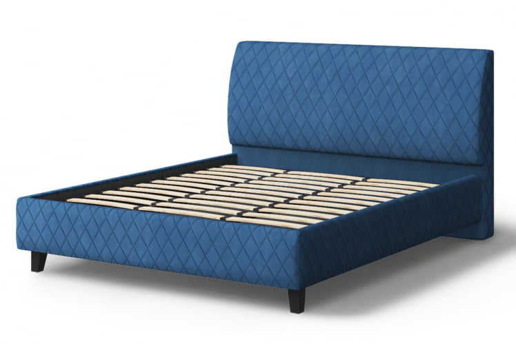 Кровать Хилтон, 2000 кс 1600 мм, синий / x_2