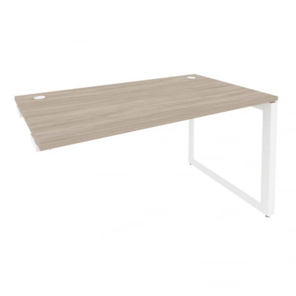 Стол-приставка на О-образном м/к к опорным элементам ONIX O.MO-SPR-3.8 Дуб Аттик/Белый_0