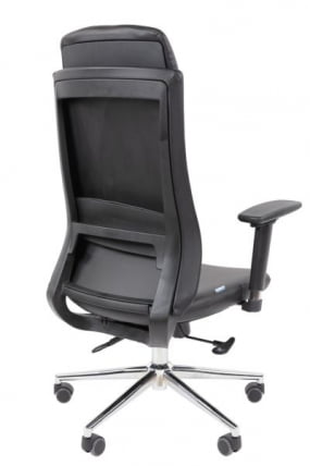 Офисное кресло CХАИРМАН 500 ЛЮКС (ЛУКС) ЭКО экокожа Черный / CHAIRMAN (LUX)_1