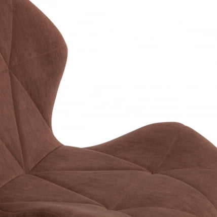 Кресло SELFI флок , коричневый, 6_8