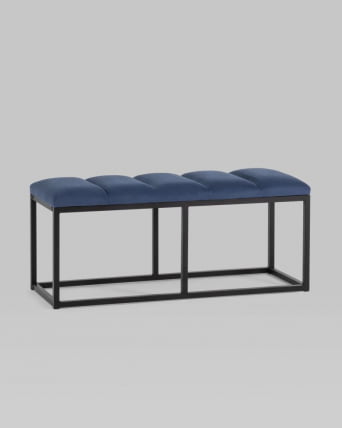 Банкетка Хостен 2 велюр Синий_2