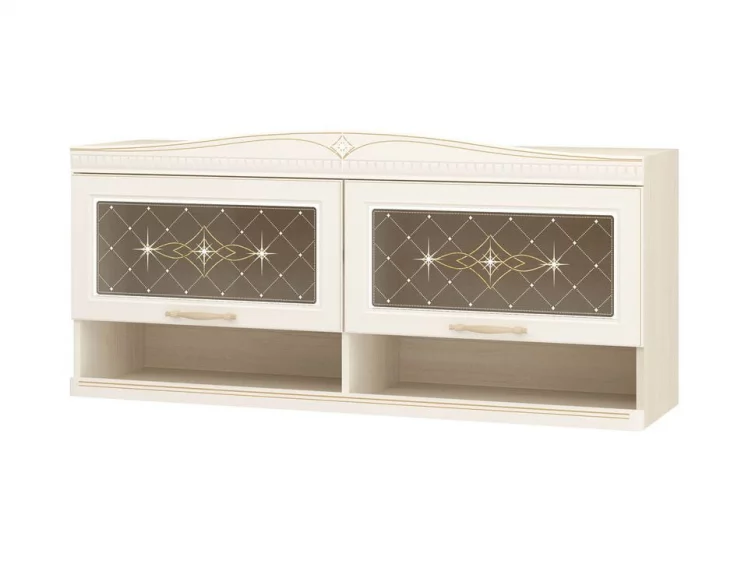 Полка навесная Венеция 32.26 Сосна Астрид Ваниль_0