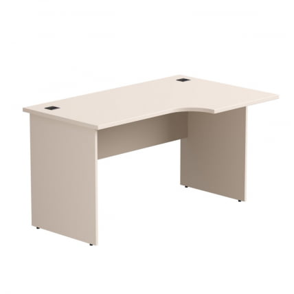 Стол эргономичный с опорами ЛДСП Everprof EVO 254S113 (правый) Кашемир_0