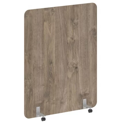 Перегородка на металлических опорах, на роликах R-line DP.R-140-180 Тиквуд Темный_0