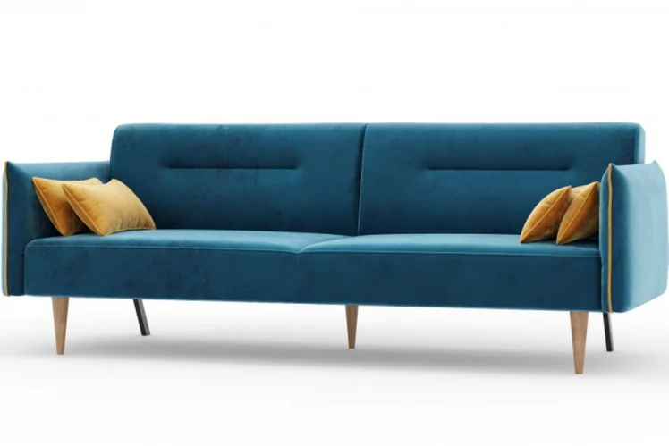 Диван трёхместный Протей ЛД 309.010.000 Синий Горчичный_1