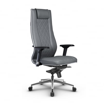 Кресло руководителя METTA L 1m 50M/4D Комплект 2 Серое_0